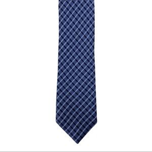 The Tie Bar Striped Silk Tie, Blue